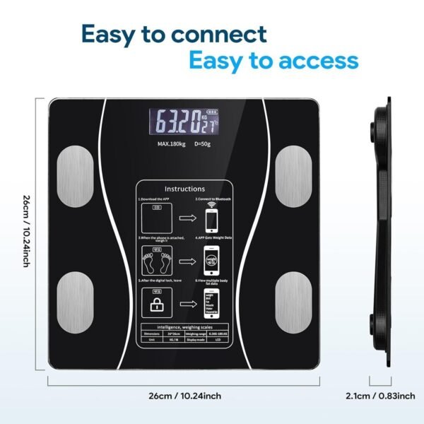 FitDrip Digital Smart Scale — Precision Meets Progress.