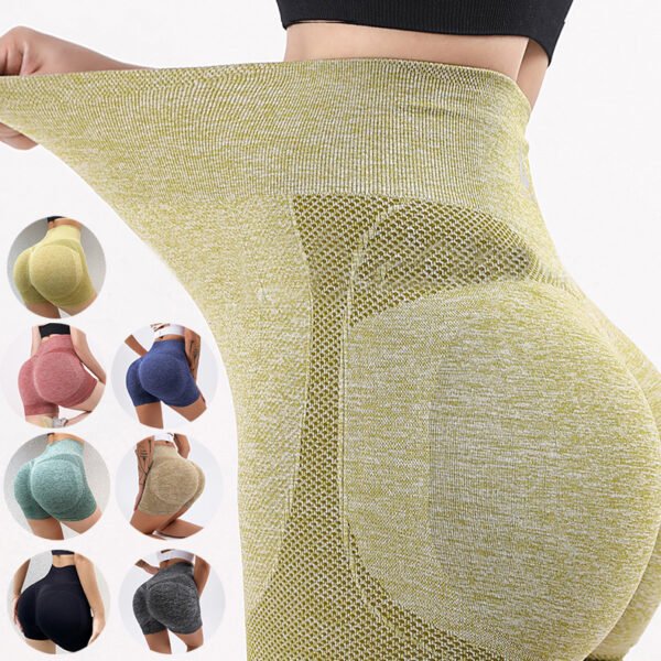 FitDrip Seamless Sculpt Shorts — Lift. Flex. Drip. - Image 4
